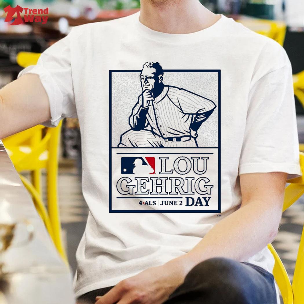 MLB Lou Gehrig 4-ALS June 2 Day Logo Shirt