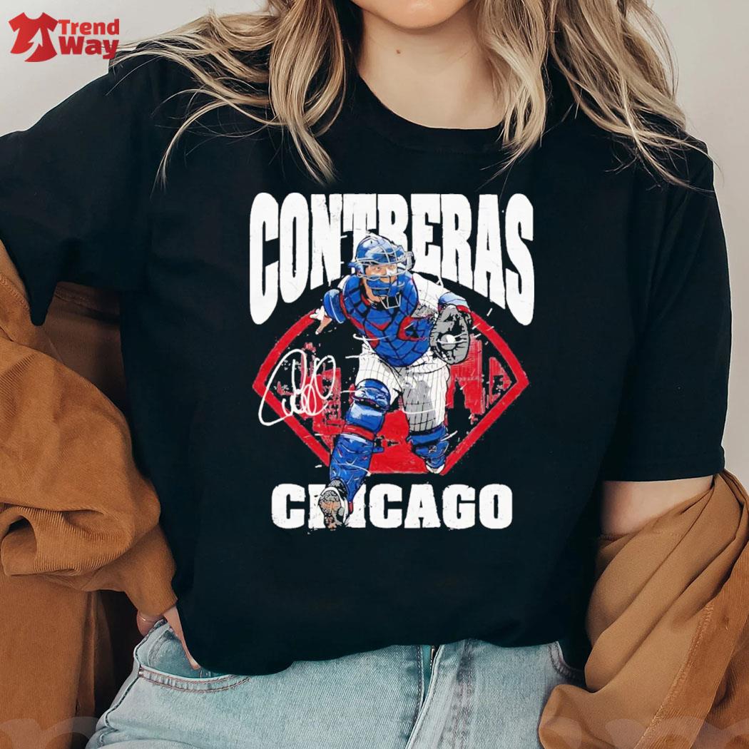 Official Chicago Willson Contreras Signature T-Shirt ladies tee