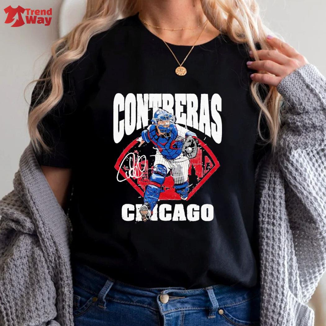 Official Chicago Willson Contreras Signature T-Shirt women shirt