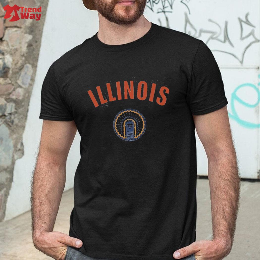 Official Chief Illiniwek Illinois T-Shirt