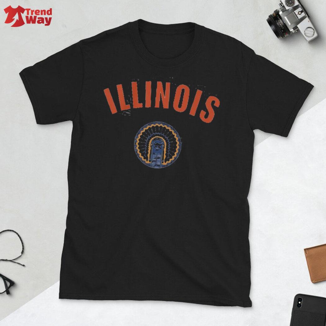 Official Chief Illiniwek Illinois T-Shirt t-shirt
