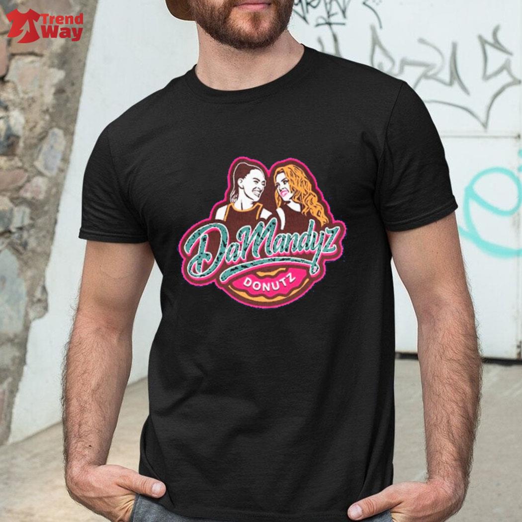 Official Damandyz Damandyz Donutz Mandy Rose And Sonya Deville T-Shirt
