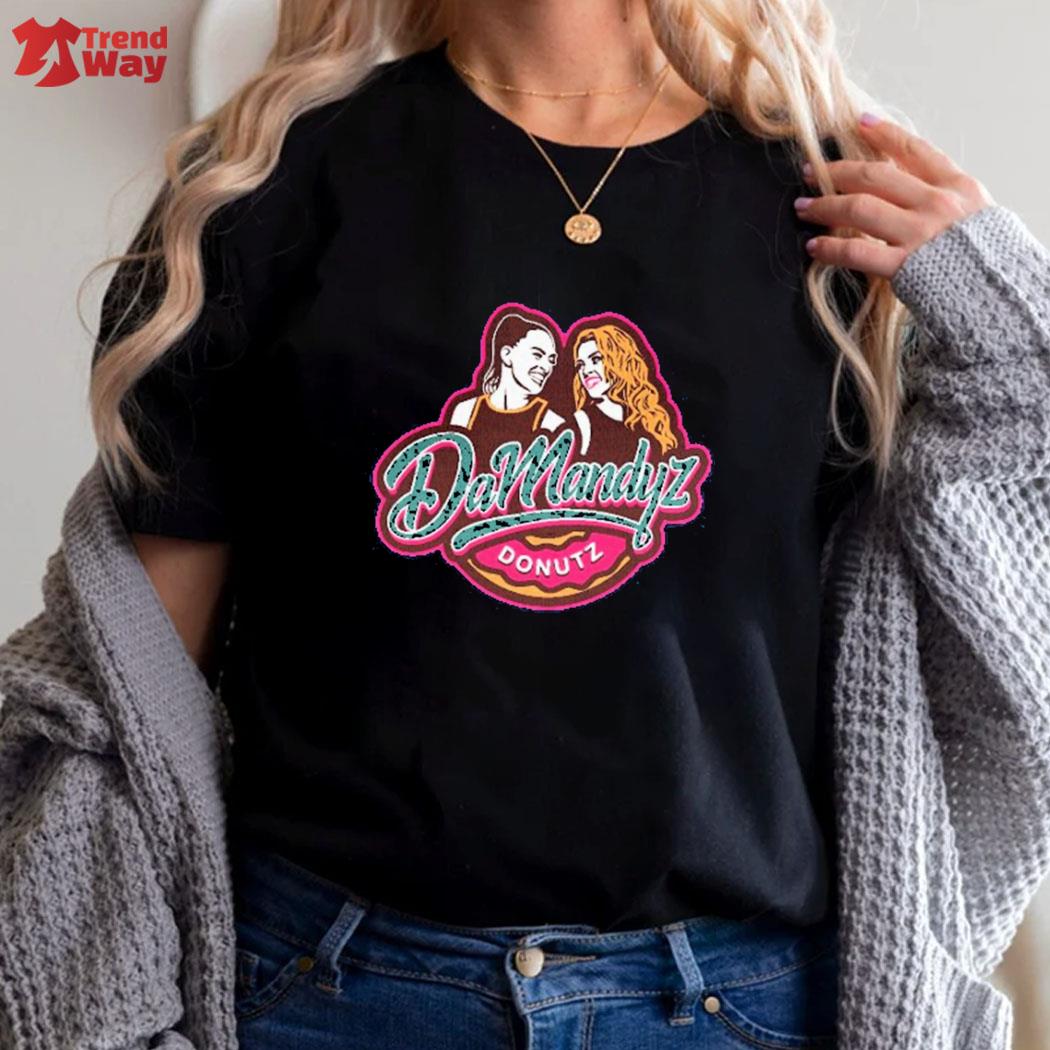 Official Damandyz Damandyz Donutz Mandy Rose And Sonya Deville T-Shirt women shirt