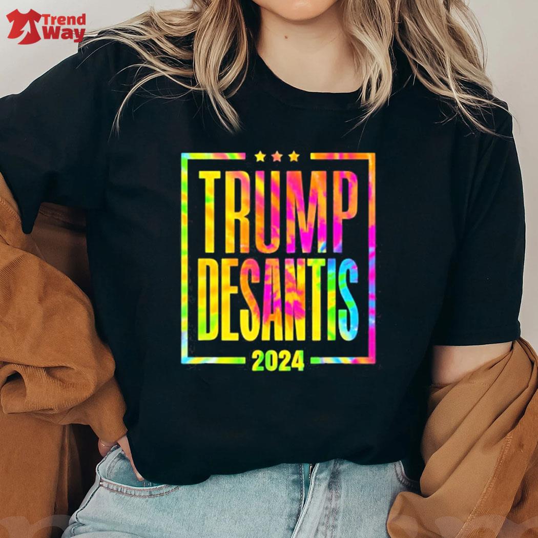 Official Gov ron desantis Donald Trump for president 2024 America limited s ladies tee