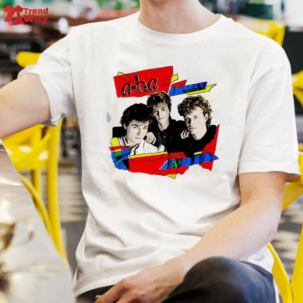 Official Vintage Styled 80s Aha Band T-Shirt