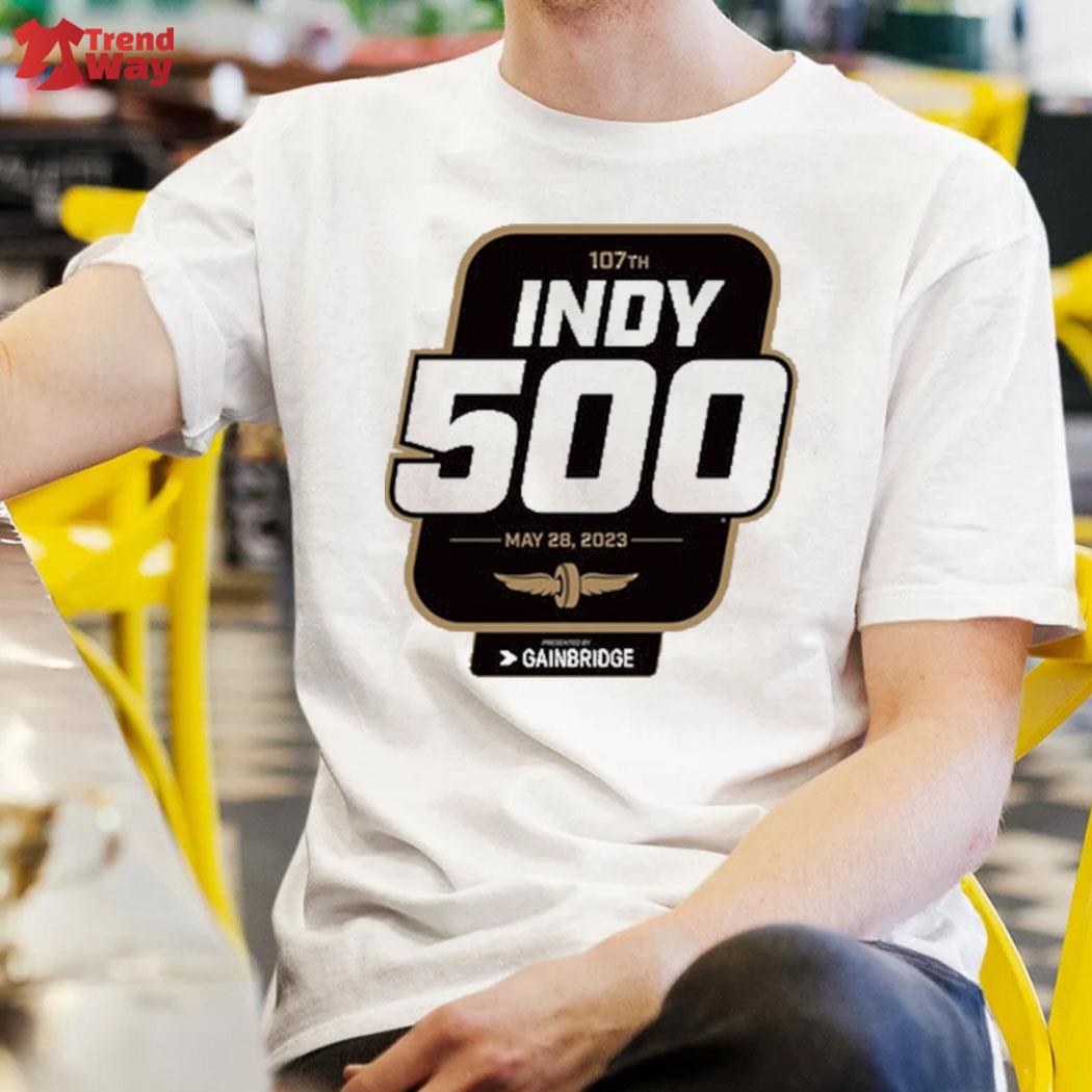 2023 indianapolis 107th indy 500 tri blend distressed may 28 2023 gainbridge t-shirt