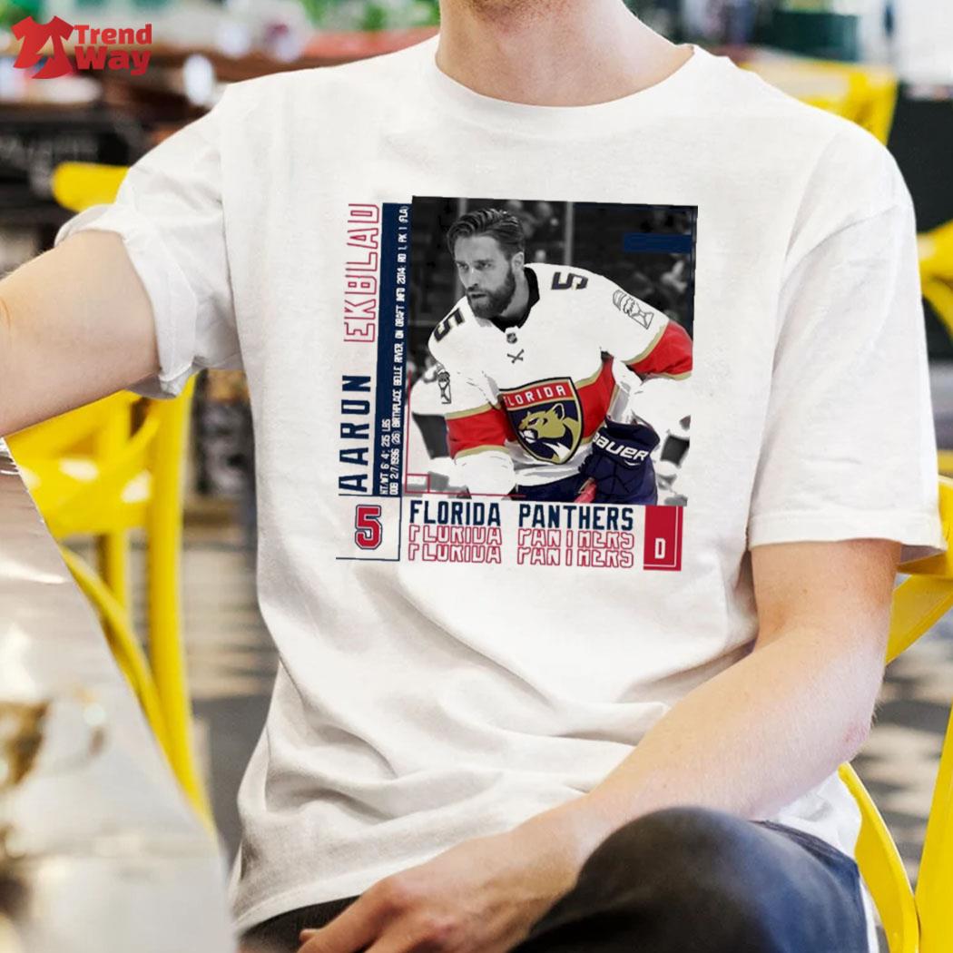 Awesome graphic Aaron Ekblad ice hockey Florida panthers hockey 5 t-shirt