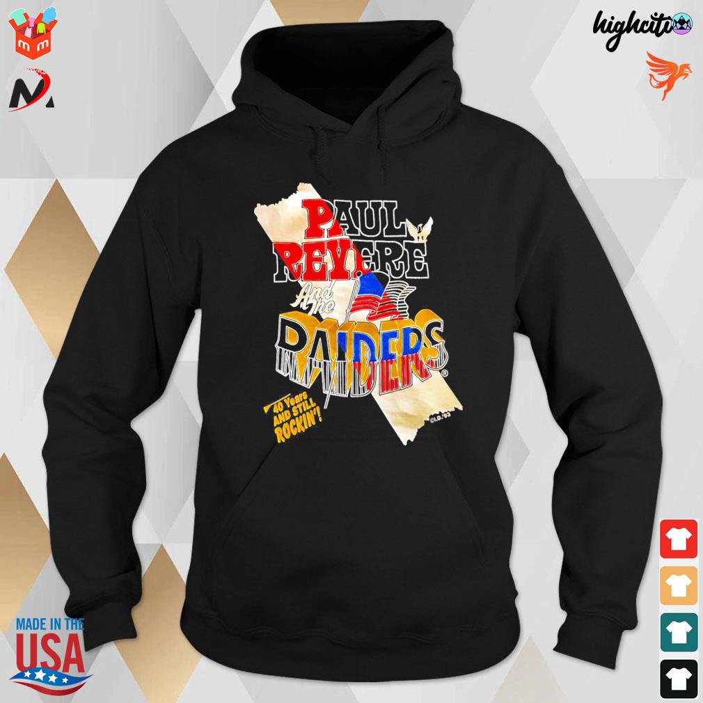 1993 Paul revere and the raiders 40 years and still rocking T-s hoodie