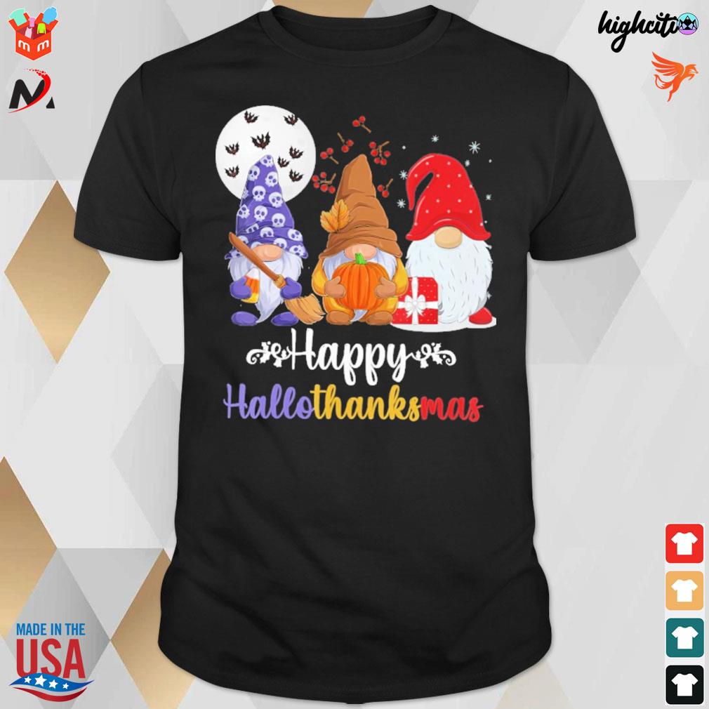 Happy hallo thanks mas Gnomes t-shirt