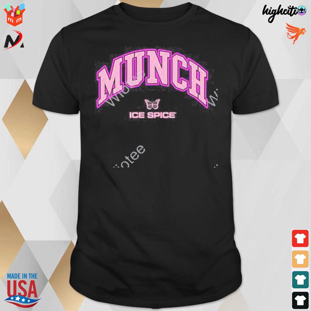 Ice spice merch munch butterfly t-shirt
