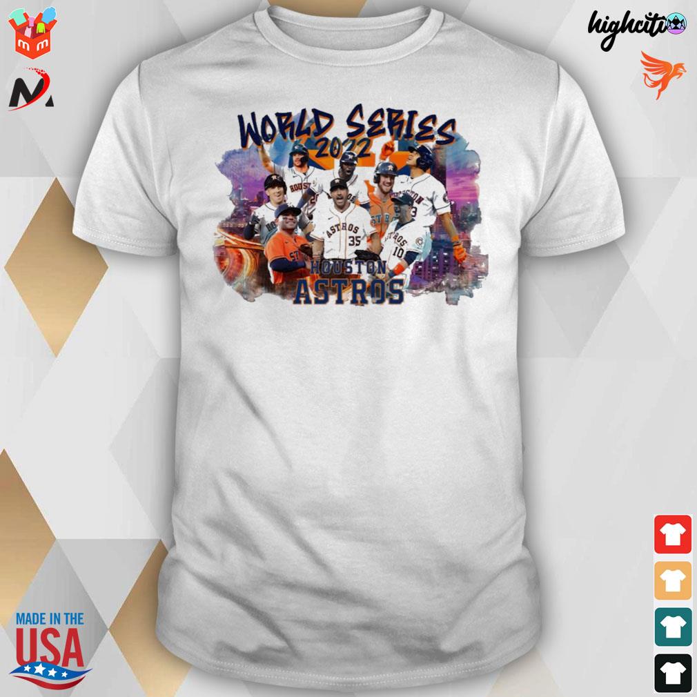 World series 2022 baseball team Houston Astros t-shirt