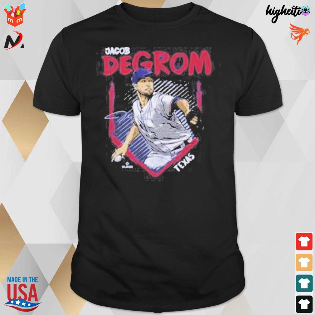 Jacob Degrom Texas base signature t-shirt