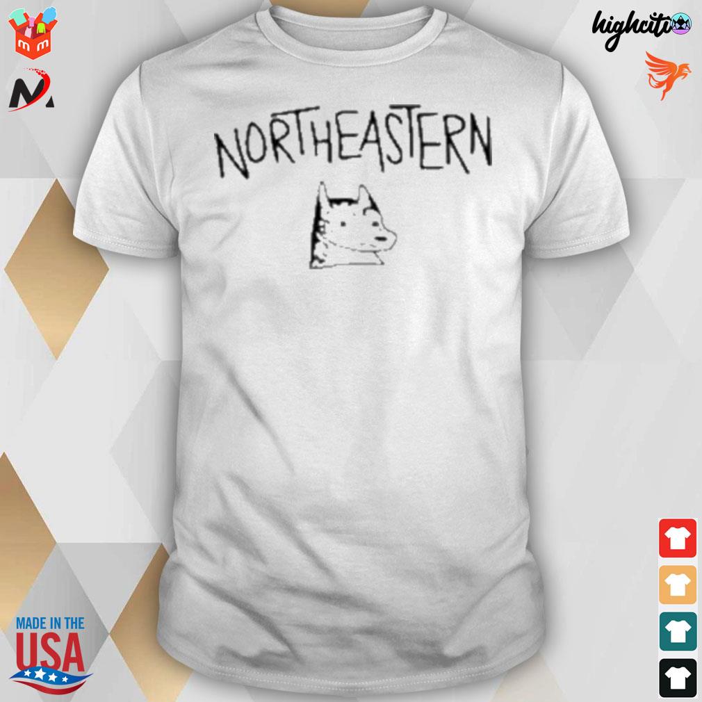 Northeastern hoosky t-shirt