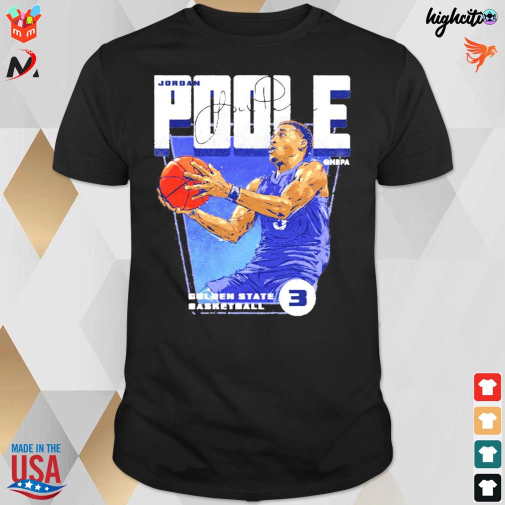 Signature design golden state warriors player Jordan Poole t-shirt