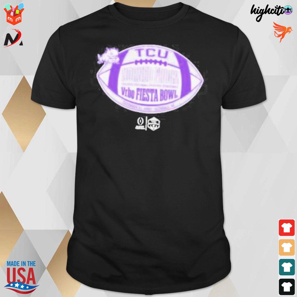 Texas christian university 2022 fiesta bowl TCU horned frogs t-shirt