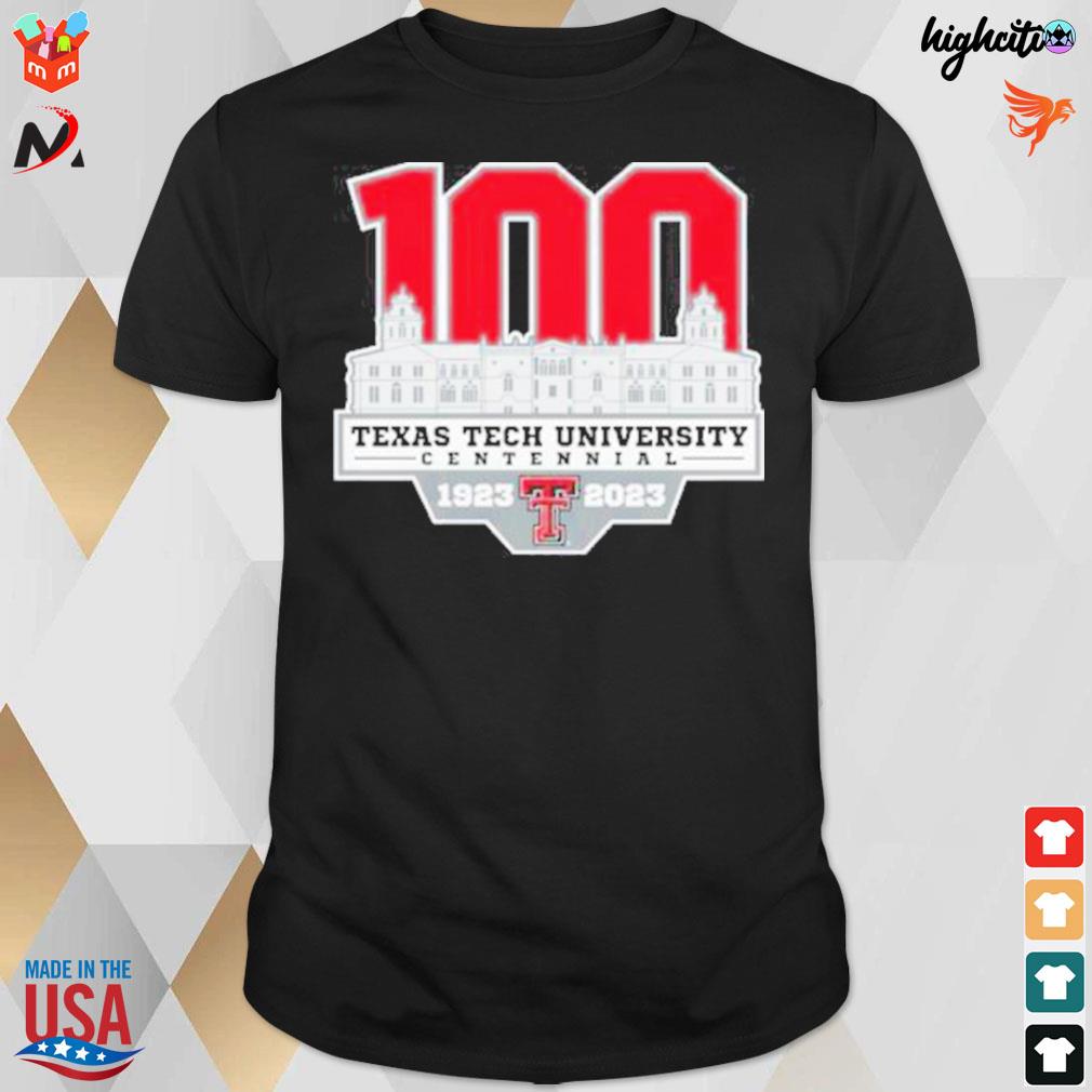 Texas tech university 100th anniversary 1923-2023 t-shirt