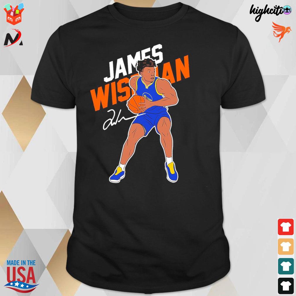 The Football great player James Wiseman signature t-shirt