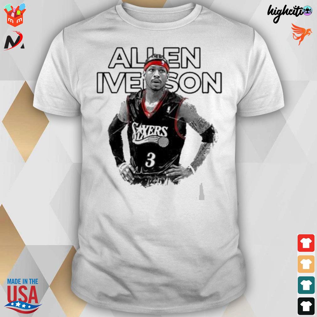 The sixers legend basketball Allen Iverson t-shirt
