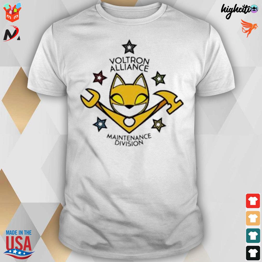 Voltron alliance maintenance division fox t-shirt