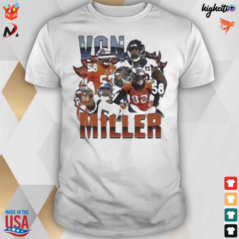 Von Miller denver broncos vintage 2022 t-shirt