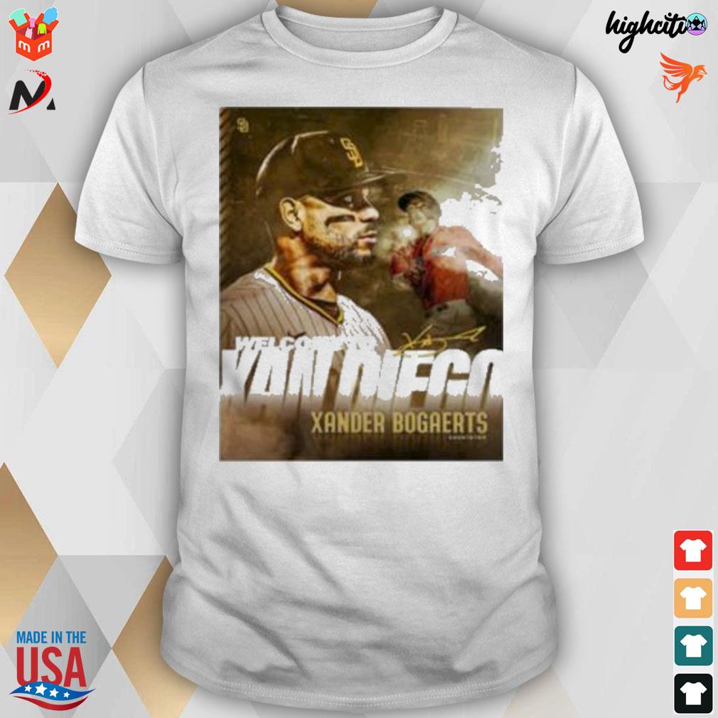 welcome to Xan Diego Xander Bogaerts signature t-shirt