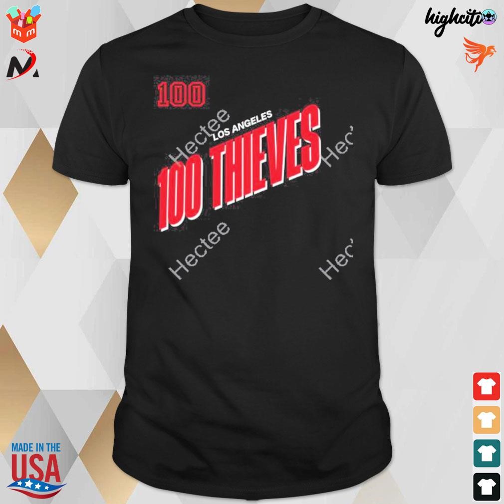 100t stellar Los Angeles 100 thieves t-shirt