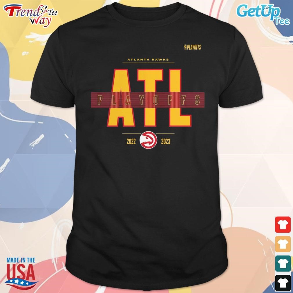 Awesome atlanta Hawks 2023 NBA playoffs jump ball t-shirt