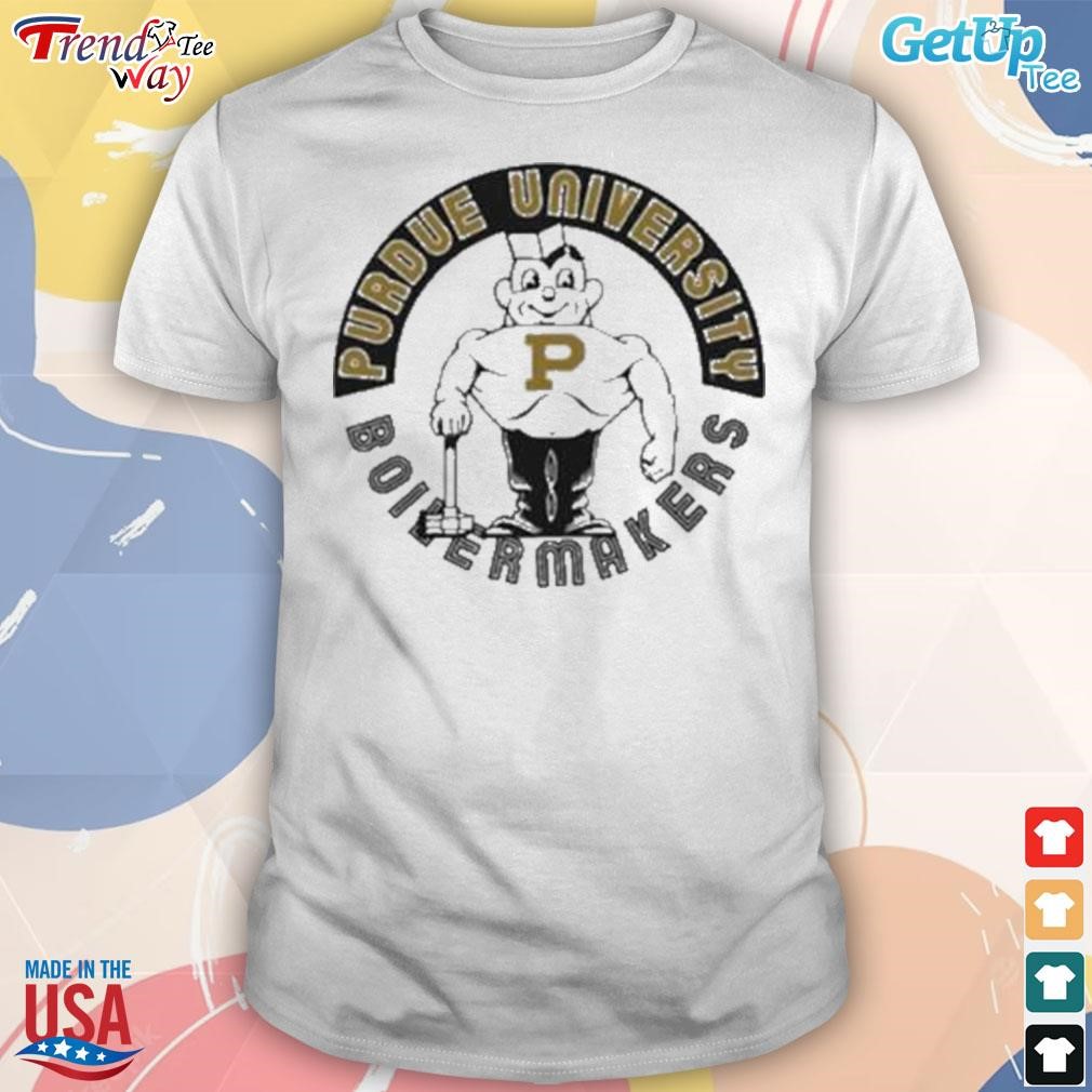 Official vintage purdue pete Purdue university boilermakers t-shirt
