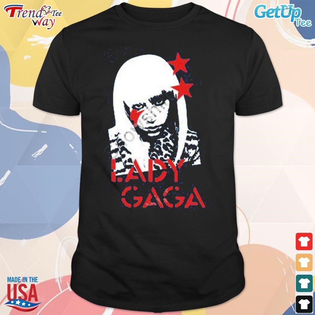 Original lady Gaga shop just dance photo star t-shirt