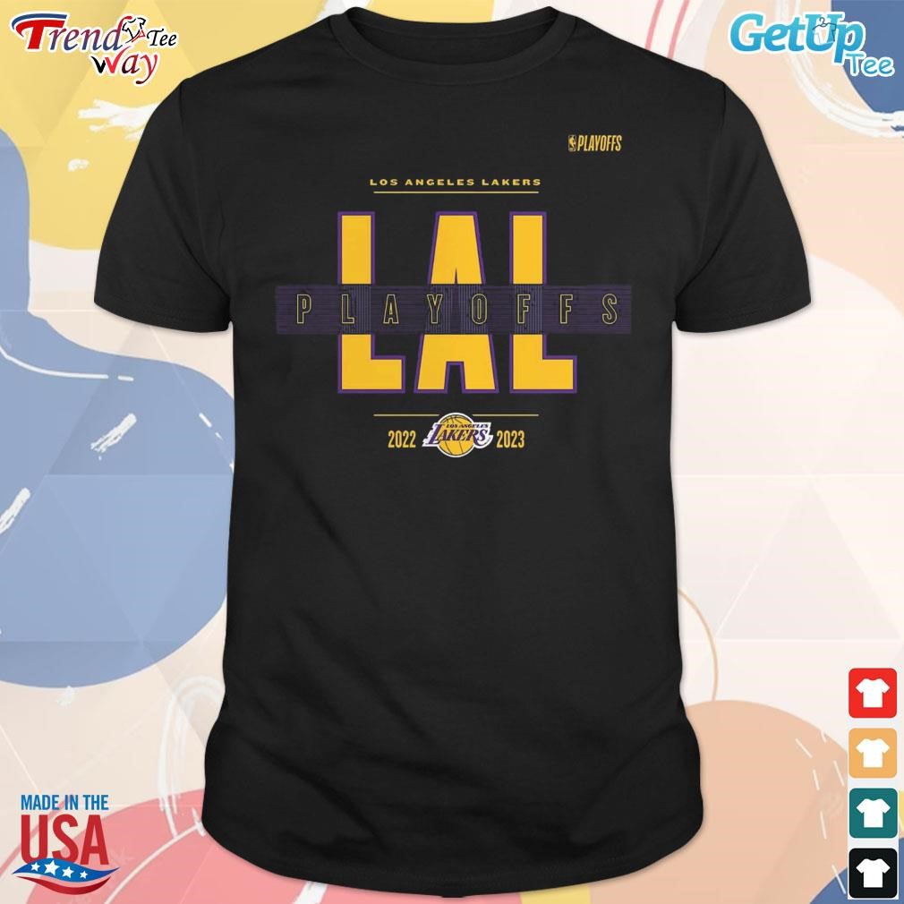 Original los Angeles Lakers 2023 NBA playoffs jump ball t-shirt