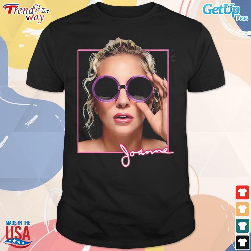 Top lady Gaga merch Joanne sunglasses t-shirt