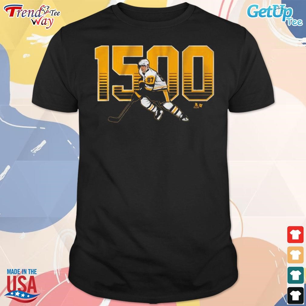 Top sidney Crosby 1500 points t-shirt