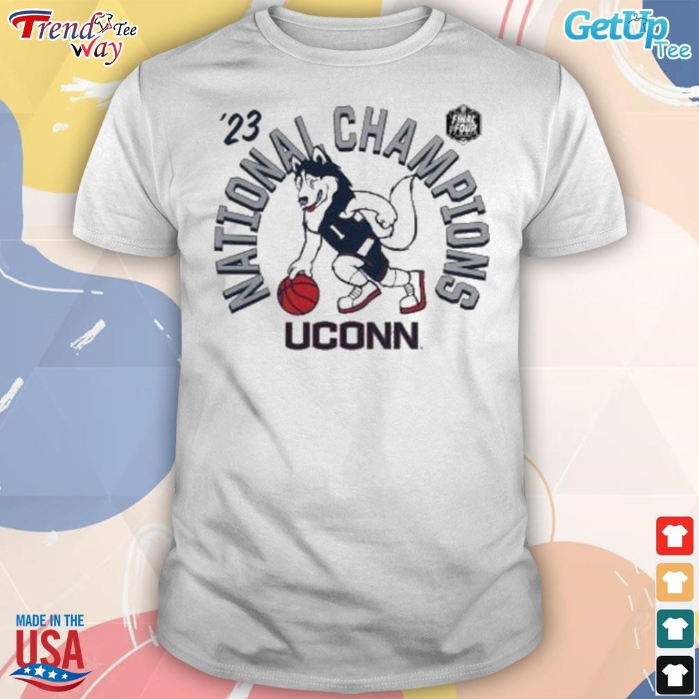 Uconn Huskies national champions 2023 final four t-shirt