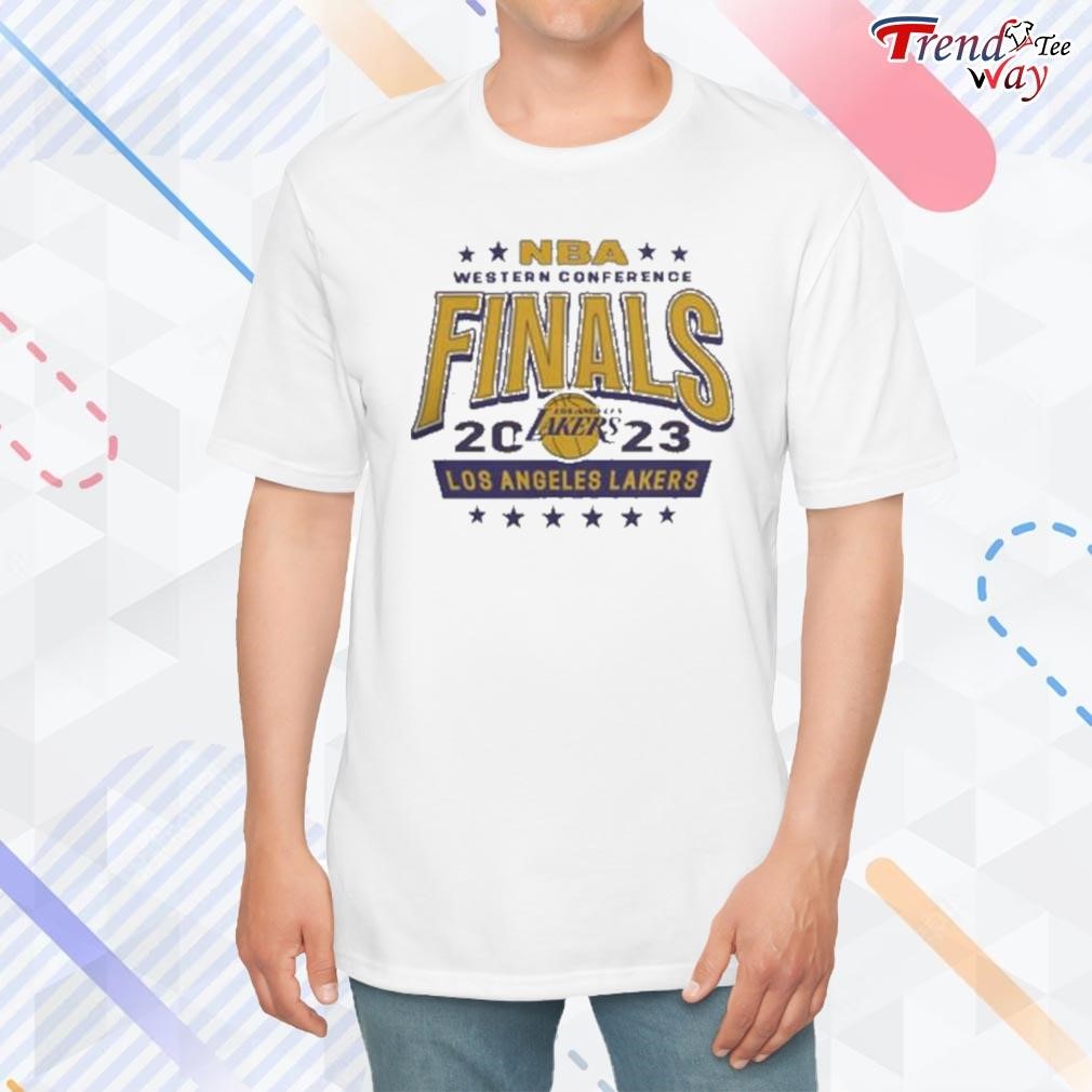 Official los Angeles Lakers 2023 NBA western conference finals t-shirt
