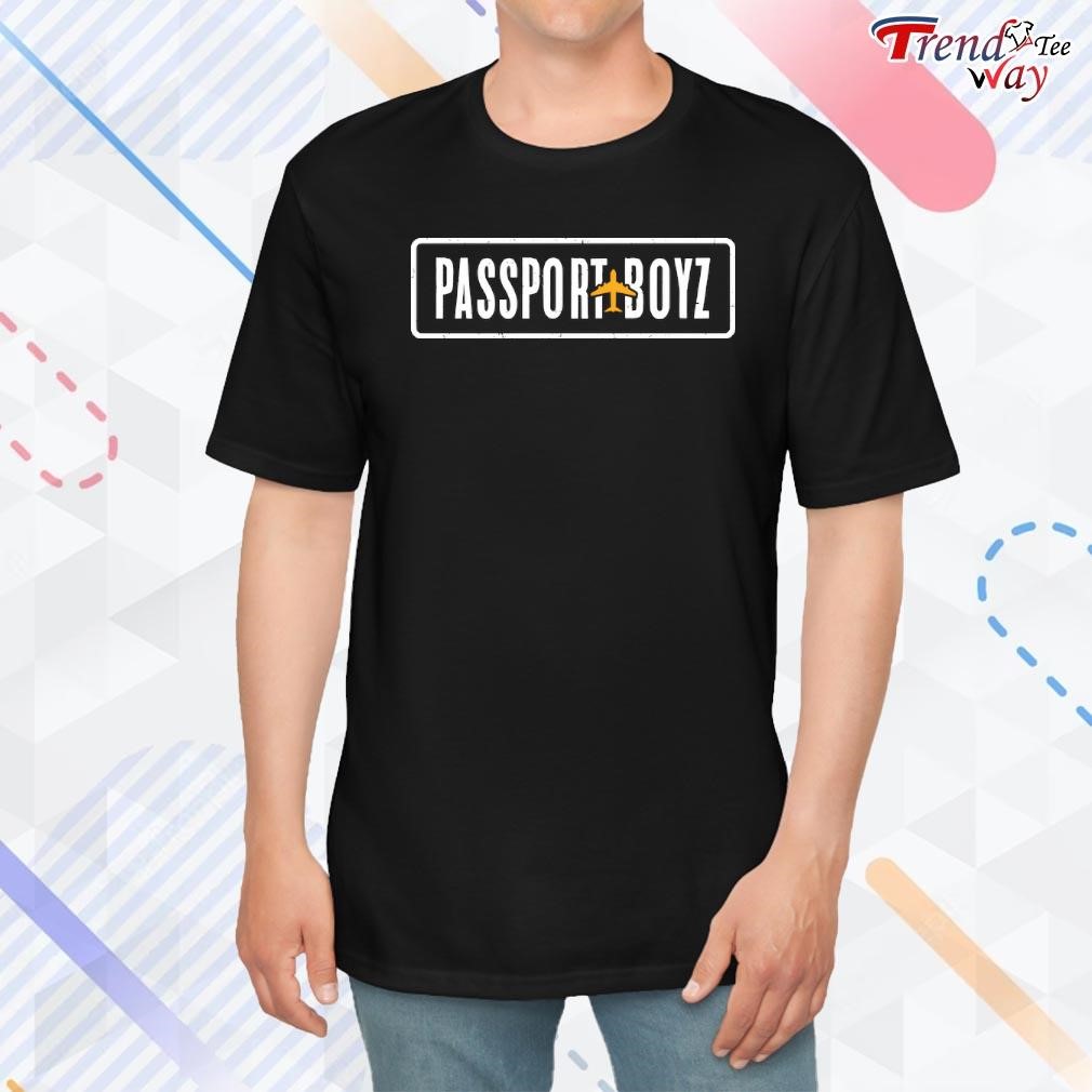 Premium passport Boyz plane t-shirt